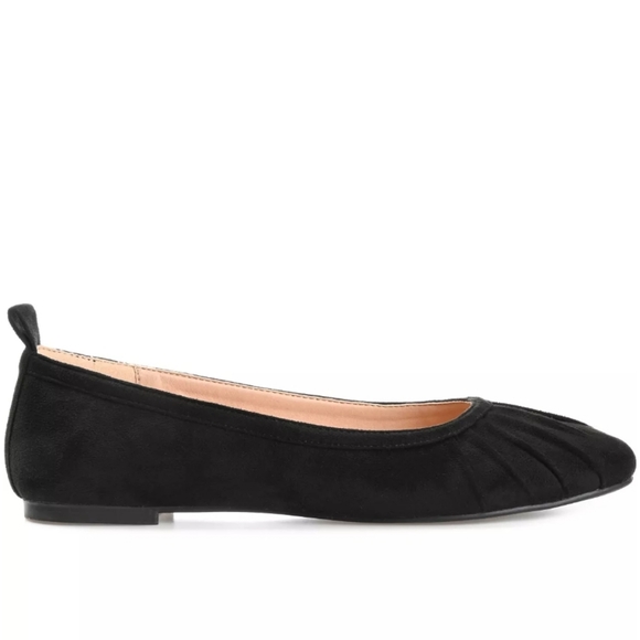 Journee Collection Tannya Tru Comfort Foam Flat Black -8 - Picture 2 of 9